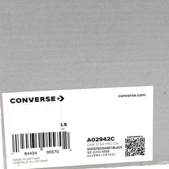 Converse One Star Pro OX Sneakers Low Women's Suede Blue Casual Shoes A02942C - Picture 10 of 10